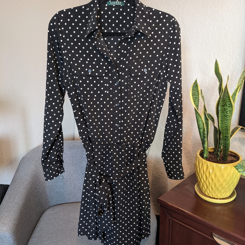 Lauren Ralph Lauren Polka Dot Dress
